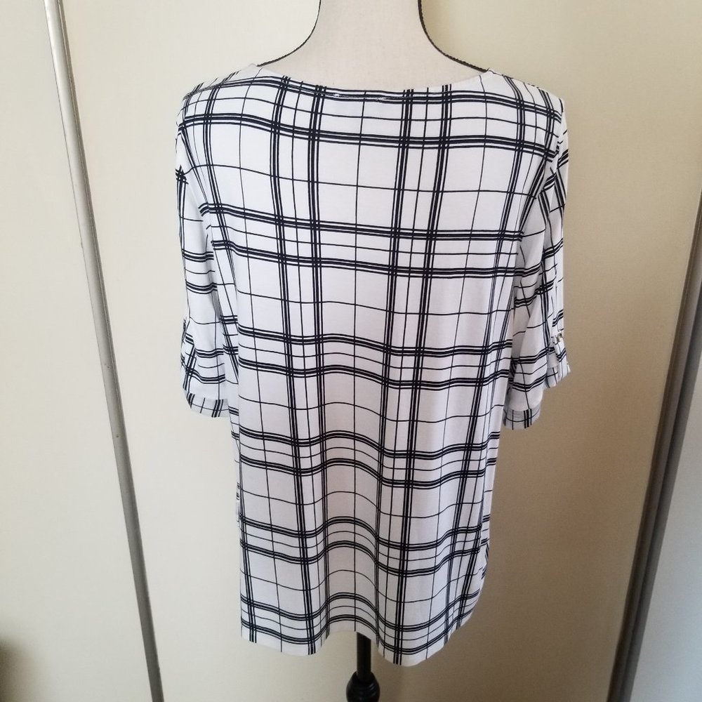 The Limited Checkered Pattern Blouse - image 5